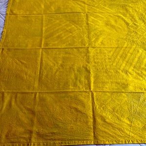 Ottoman, Curry Tablecloth Garnier Thiebaut Brand New French Linens Great Find!
